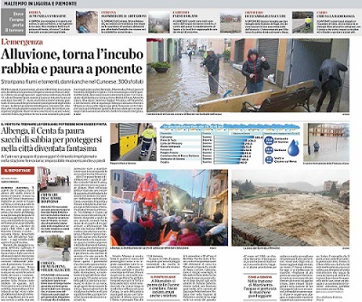 Liguria e Piemonte Il maltempo e lemergenza alluvione torna lincubo tra rabbia e paura a P copia copia copia